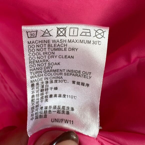 Chickeeduck Girls Pink Polka Dot Removable Hoodie Puffer Zip Up Vest Pockets - Picture 9 of 9